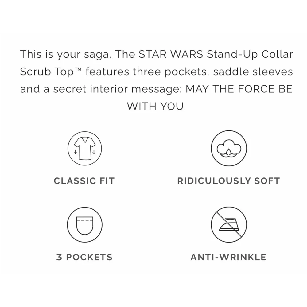 FIGS Star Wars Scrub Set - Picture 10 of 13